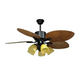 Quạt trần đèn 5 cánh Nhựa ABS Vân gỗ FQT17DWN – 132cm