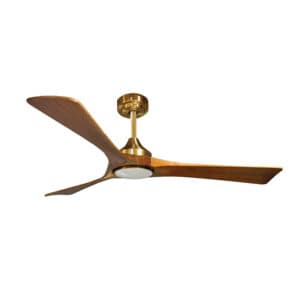 Quạt trần đèn 3 cánh Gỗ Óc Chó nguyên khối 132cm – FQT12DWL