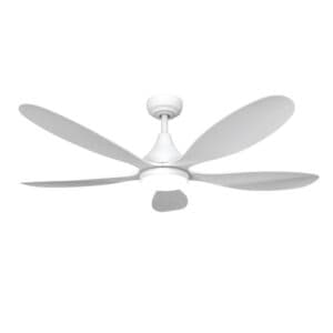 Quạt trần đèn 5 cánh Nhựa ABS Trắng/Đen – 132cm FQT03BLL
