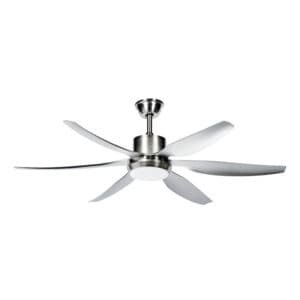 Quạt trần đèn 6 cánh Nhựa ABS Xám bạc – FQT15SVL